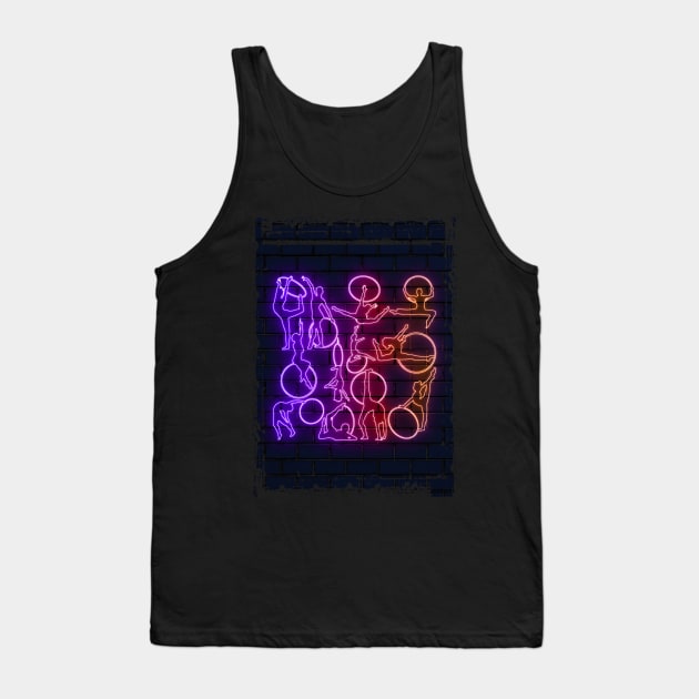 Gymastics neon Tank Top by PrintstaBee